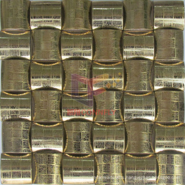 Oracle Pattern Mosaic Tiles Made by Stainless Steel (CFM899)